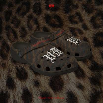 VandalMu$e Leopard Print Foam Rubber Shoes