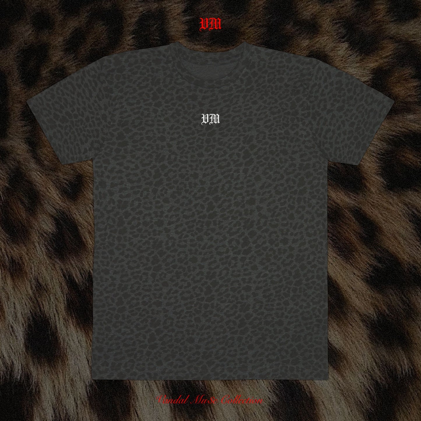 VandalMu$e Black Leopard T-Shirt