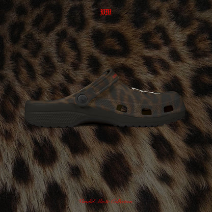 VandalMu$e Leopard Print Foam Rubber Shoes